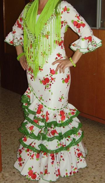 Traje de flamenca de dos piezas