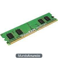 Kingston Valueram - Memoria - 2 Gb - Dimm De 240 Espigas - Ddr2 - 400 Mhz / Pc2-3200 - Cl3 - 1.8 V - Registrado - Ecc