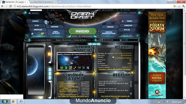 VENTA DE CUENTA DARK ORBTI