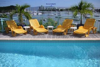 Estudio : 2/2 personas - piscina - vistas a mar - oyster pond  san martin (francia)  san martin