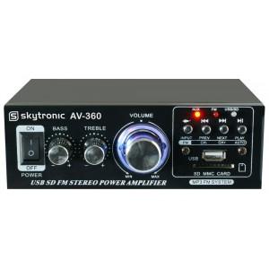 Amplificador con fm/usb/sd