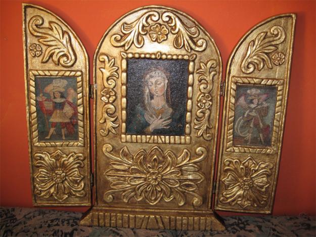 RETABLO RELIGIOSO ANTIGUO