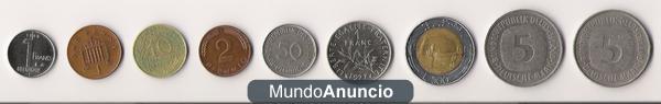 Lote de monedas de europa