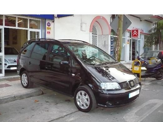 SEAT ALHAMBRA 2.0 TDI 140 CV,,NEGRA,,7 PLAZAS, AÑO 07!!