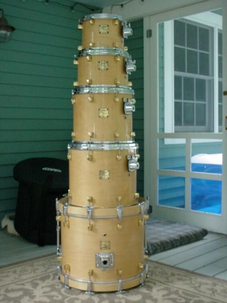 YAMAHA Maple Custom 5 Piece Drum Kit