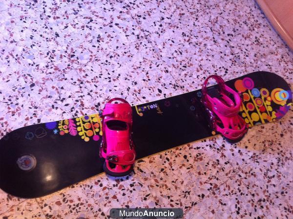 VENDO TABLA DE SNOWBOARD BURTON CHICA TEMP2011-12