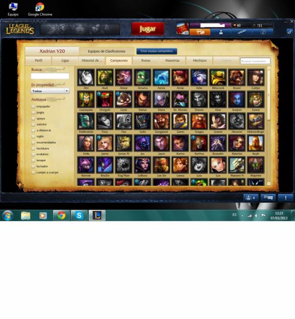 Vendo cuenta 3 años league of legends