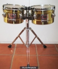 Timbalitos con soporte (9 \"y 10\") // Gon Bops - mejor precio | unprecio.es