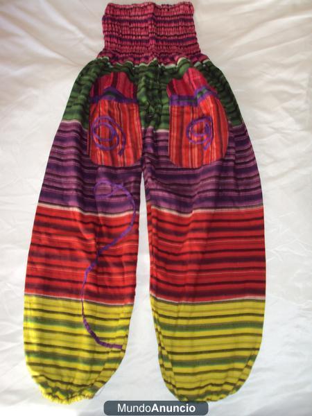 HIPPIE - PANTALONES AFGANOS HIPPIE TALLA UNICA POR TAN SOLO 10 EUROS, VENTA POR CORREO A TODA ESPAÑA, SIGUENOS EN FACEBO