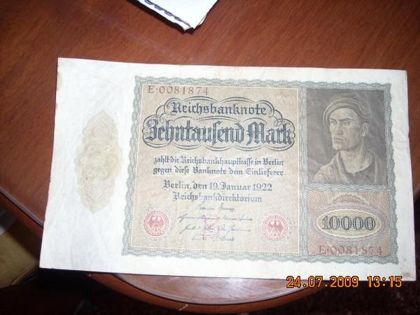 ATENCION COLECCIONISTAS billetes berlin AÑO 1923-1921-1910-1912-1922