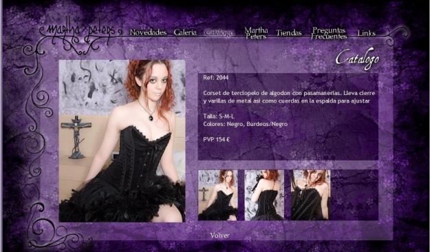 Corset de terciopelo