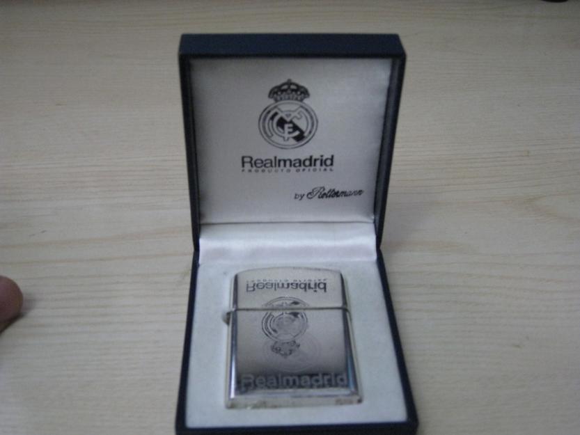 Moneda centenario y zippo real madrid c.f