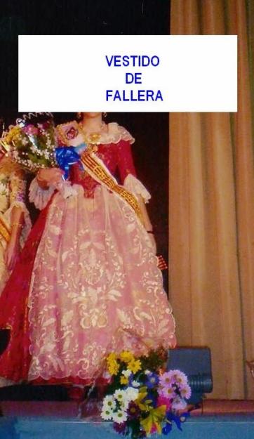 Vendo traje de fallera