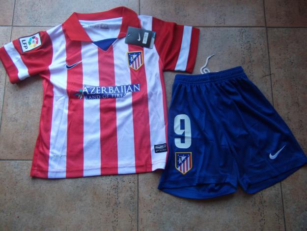 Camisetas y pantalon atletico de madrid 2014 amarillos 2º equipacion