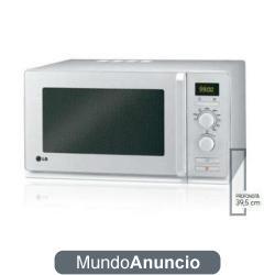 LG MH6338AS, 230 V, 50 Hz AC, Plata, 485 x 395 x 283 mm, 15000 g, 300 x 330 x 202 mm - Microondas