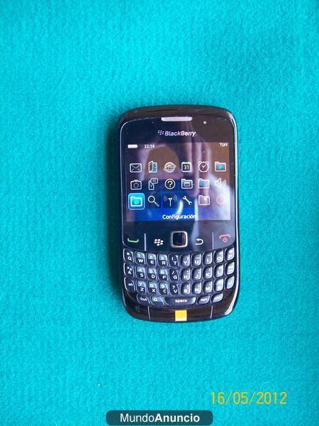 BLACKBERRY CURVE 8520 BLACK + COMPLEMENTOS. LIBRE