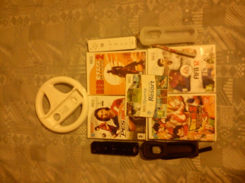 wii en perfecto estado con varios juegos