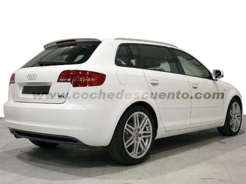 Audi A3 Sportback 2.0 Tdi 140cv 6vel. S LINE LIMITED.Mod. 2012. Blanco Ibis. Nuevo. Nacional.