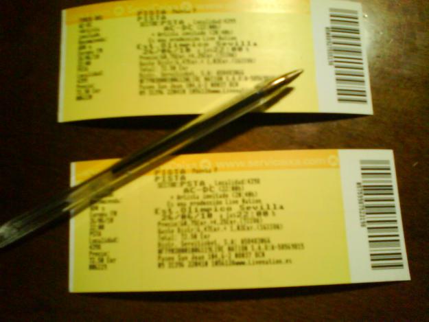 VENDO BOLI Y REGALO 2 ENTRADAS ACDC SEVILLA EN PISTA