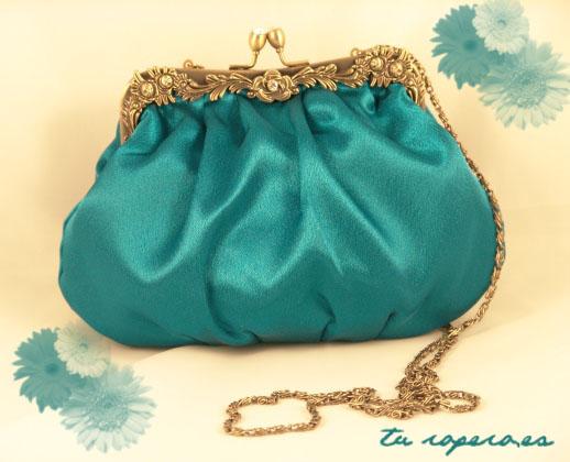 Bolso Fiesta Azul Turquesa