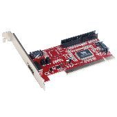 Controladora sata+esata+ata133 pci ms-tech