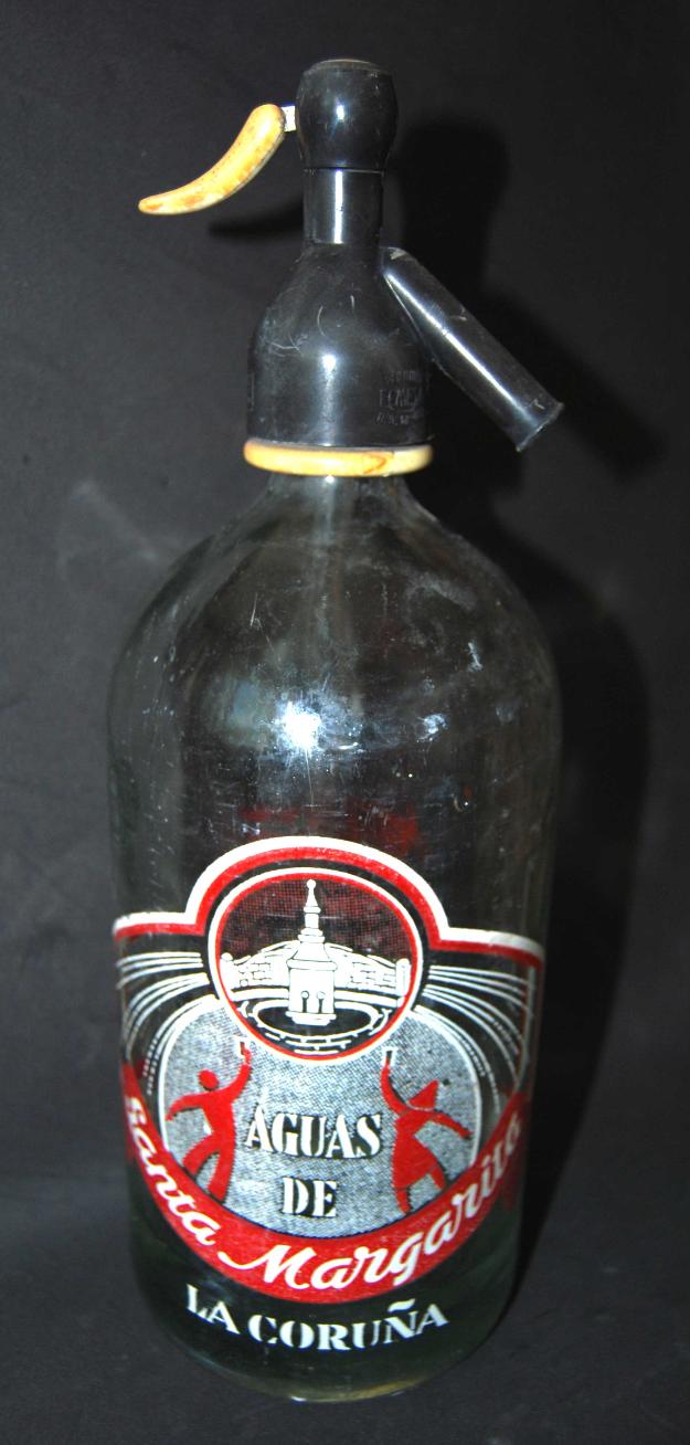 Botella sifón aguas de sta margarita