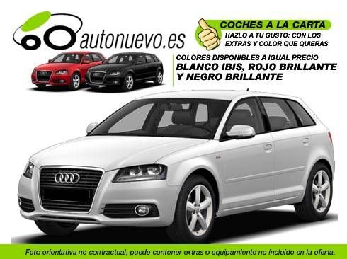 Audi A3 Sportback 1.4 Tfsi 125cv 6vel. Ambition. S LINE PLUS. Blanco. Rojo o Negro Brillante. Nuevo. Nacional.