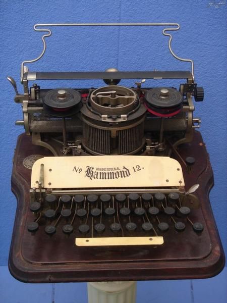 HAMMOND Nº12,CA 1910,Antigua maquina de escribir