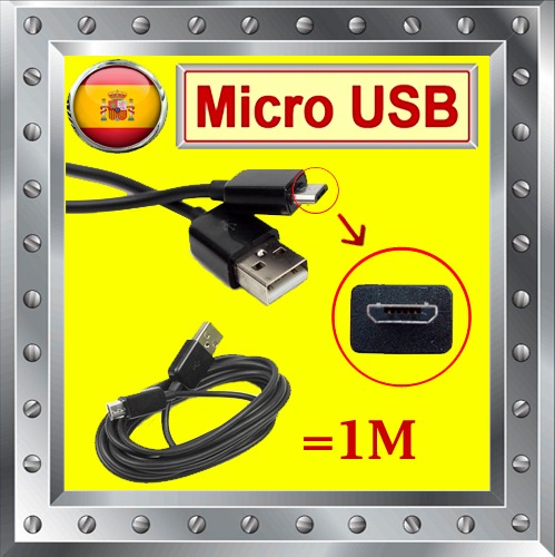 Cable Micro USB Negro