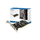 Tarjeta 3+1 ptos firewire pci logilink pc pc0006a