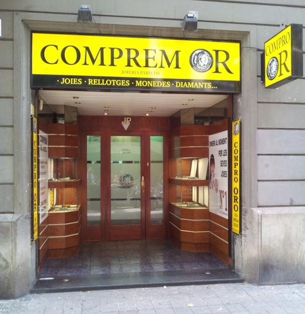 Compro oro carrer paris 135 cantonada villarroel