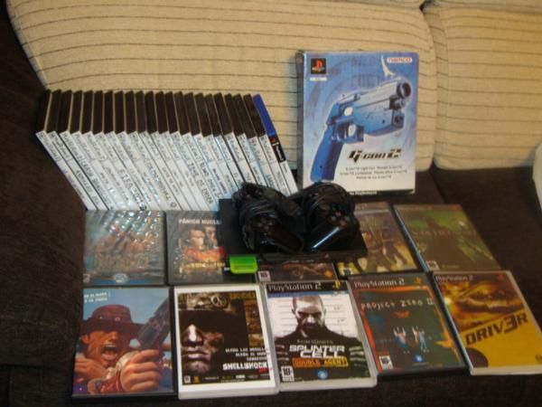 VENDO PS2+150 JUEGOS+2 MANDOS+MEMORY+PISTOLA GCOM2