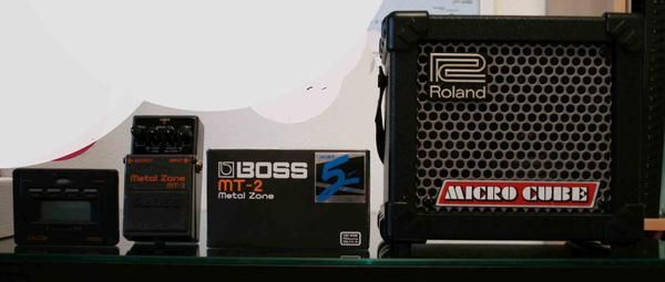 LOTE AMPLI ROLAND + PEDAL  BOSS+ SEIKO AFINADOR 100