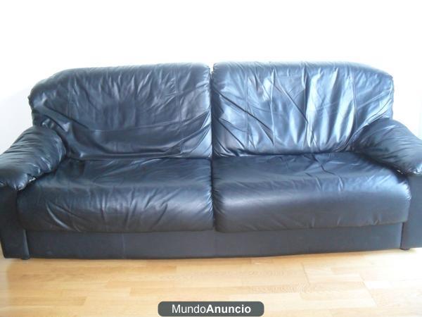 SOFA DE PIEL (3 PLAZAS)