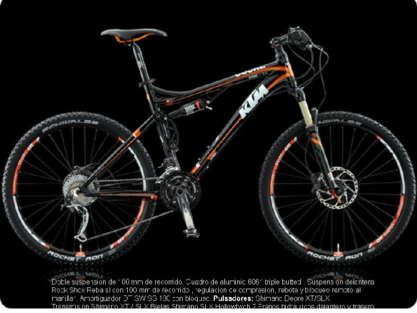 Vendo  bicicleta KTM SCORE 3.0.  Año 2010. 2500 Kms. 1100 €