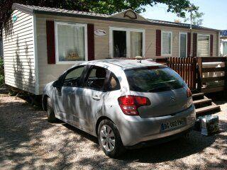 Mobilhome : 6/6 personas - piscina - vistas a mar - argeles sur mer  pirineos orientales  languedoc-rosellon  francia