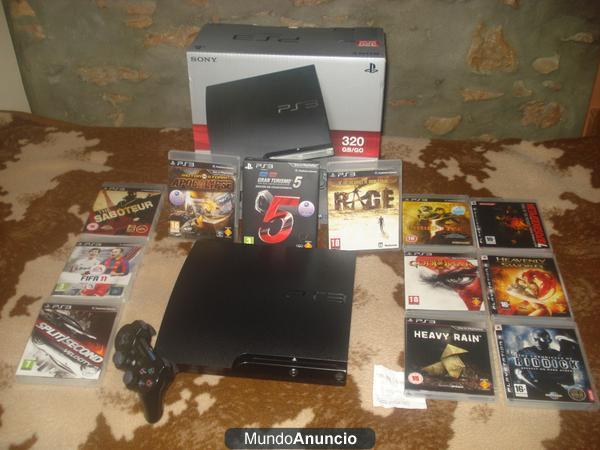 play  3  seminueva  muy  poco  uso  con  muchos  juegos