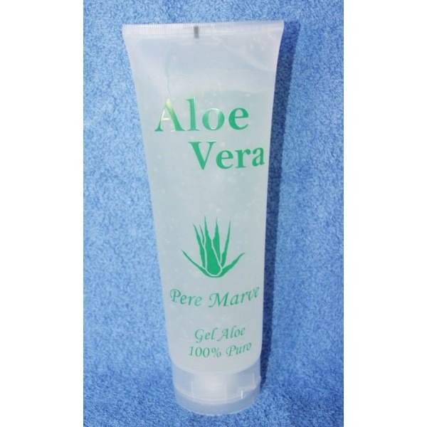 Gel aloe vera 100% puro, tubo 250 ml.