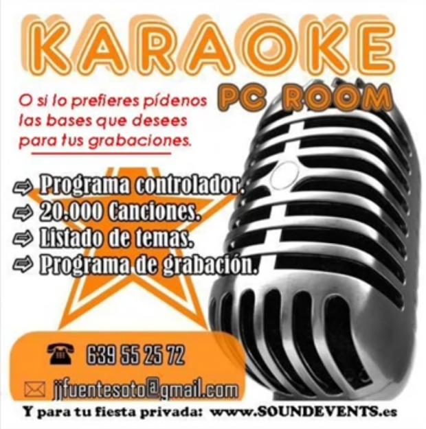 Canciones Karaoke y/o Bases para grabaciones.