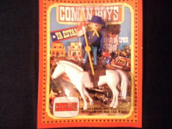 COMAN BOYS DE COMANSI A CABALLO EN BLISTER