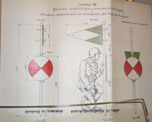 II REPÚBLICA, 1934. LIBRO MILITAR. REGLAMENTO PARA EL SERVICIO DE ARBITRAJE Y SIMULACIÓN DE FUEGOS.