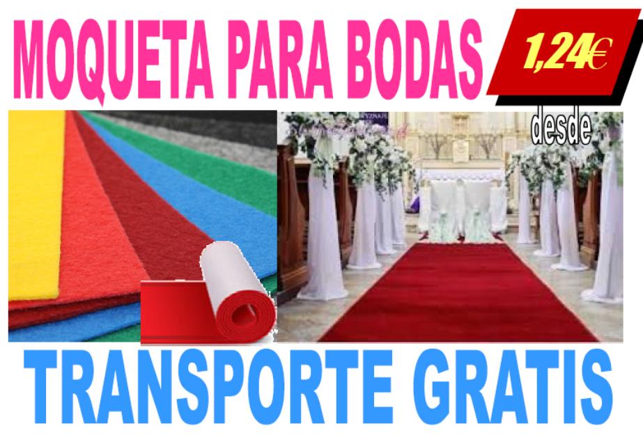 Moqueta ferial para bodas