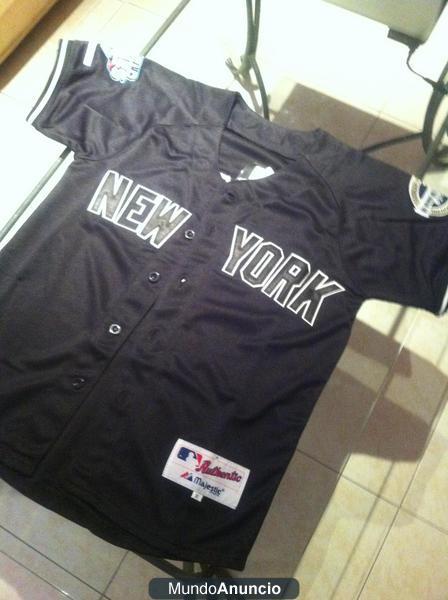 CAMISETA NEW YORK YANKEES NEGRA - ALEX RODRIGUEZ - TALLA XL NIÑO