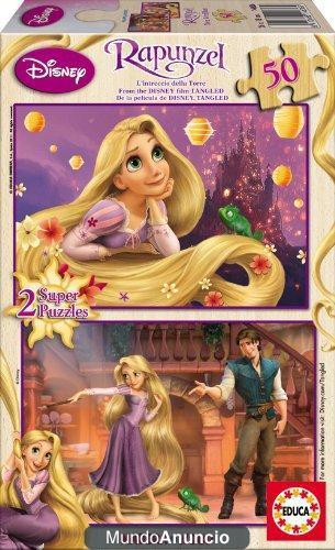 Super Puzzles Disney - Juego en Catalan 2X50 Rapunzel (Educa Borrás - 14636)