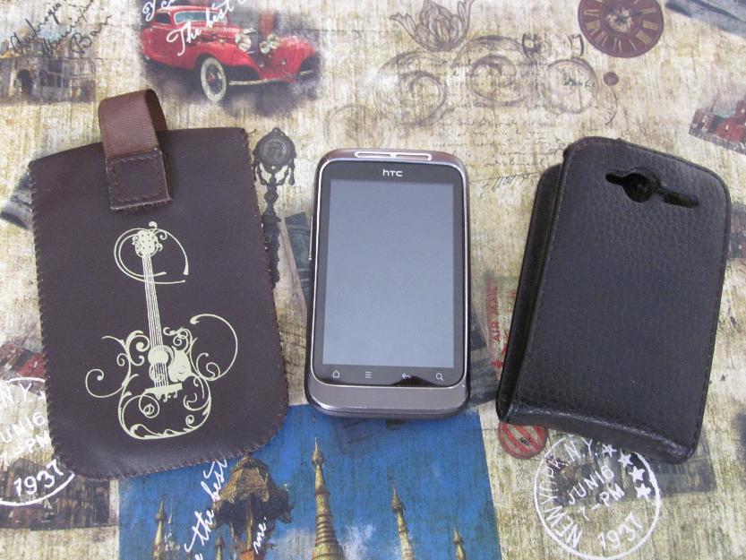 Móvil HTC Wildfire S con 2 fundas