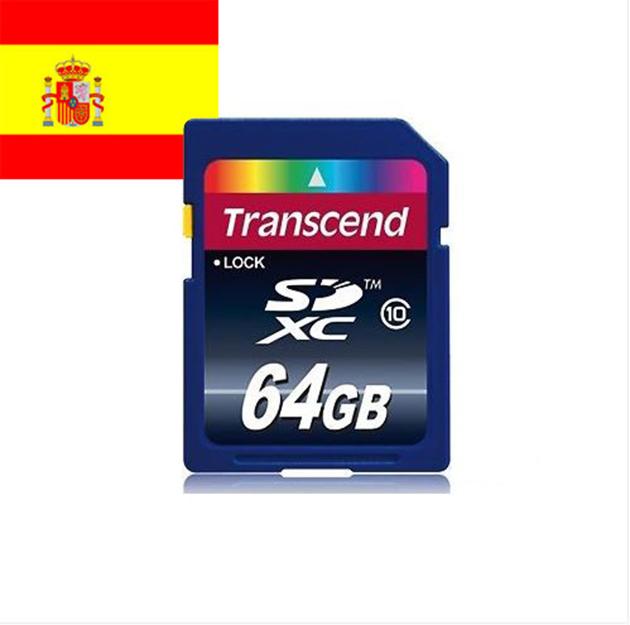 Tarjeta sd 64 gb transcend sdhc sd 3.0 class 10