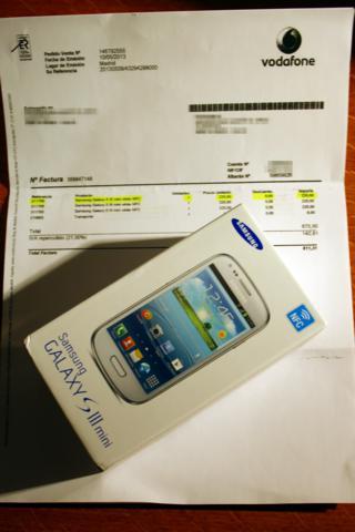 Samsung Galaxy s3 mini white 8gb precintado + factura