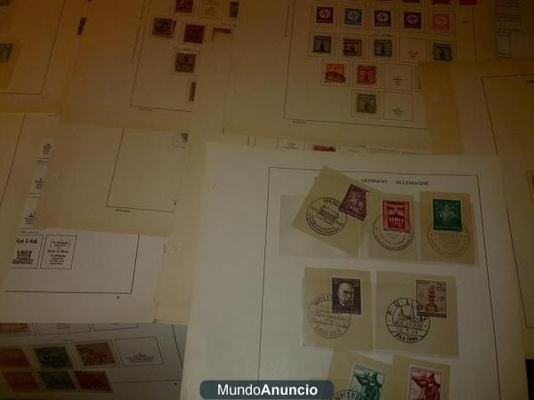 COLECCIÓN DE SELLOS DEL REICH ALEMAN Y EL SARRE 1874-1957