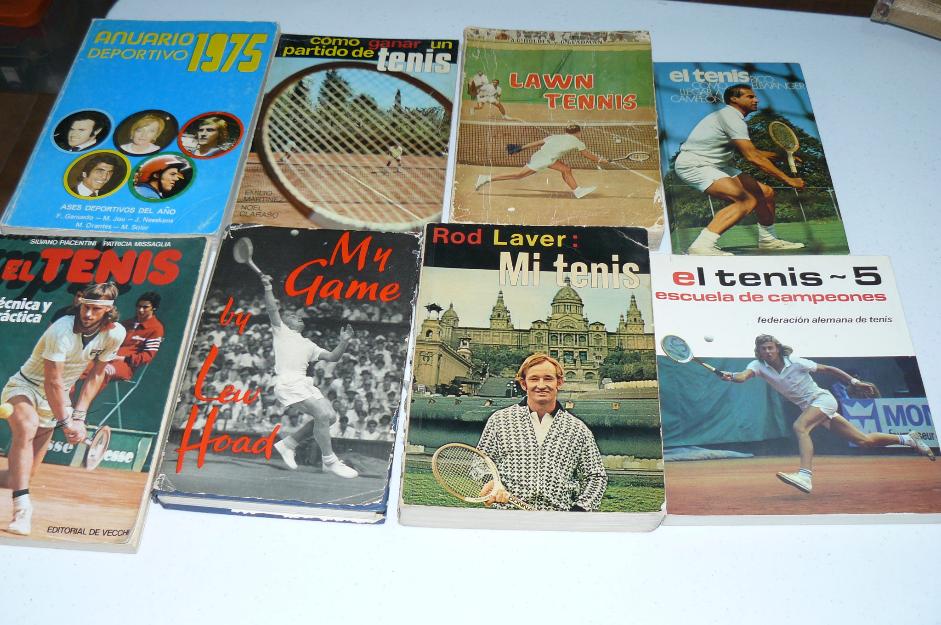 Antiguos libros de tenis