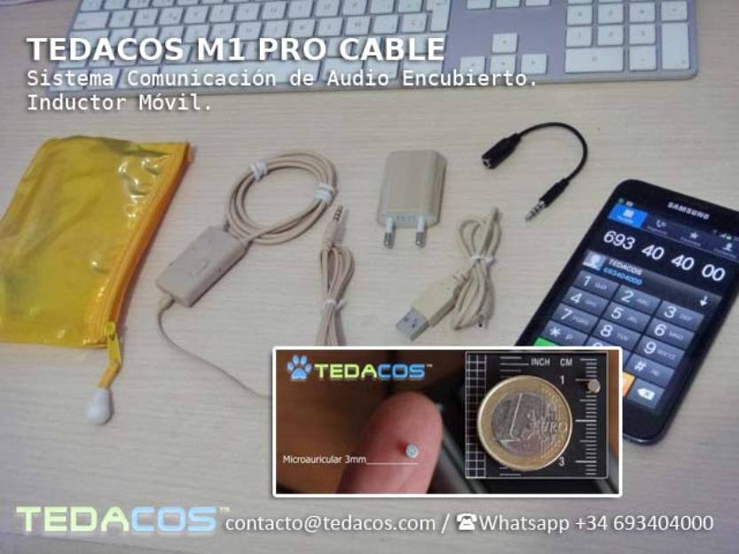 Auricular Inalambrico Apuntador Examen Indetectable Teléfono Móvil Mp3